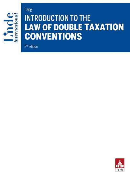 Produktbild Introduction to the Law of Double Taxation Conventions (Englisch, Michael Lang, 2021)