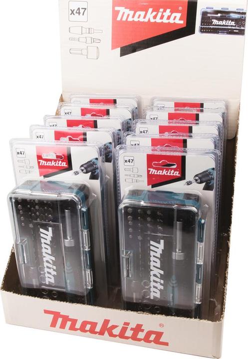 Produktbild Makita Ratschen und Bit-Set (Innensechsrund TX M10, Innensechsrund TX M15, Innensechsrund TX M20, Innensechsrund TX M30, Kreuz Phillips PH M1, Kreuz Phillips PH M2, Kreuz Pozidriv PZ M1, Kreuz Pozidriv PZ M2, Kreuz Phillips PH M3, Innensechsrund TX M40)