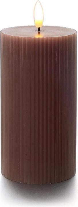 Image du produit Schlaraffenland Bougie cylindrique LED Rainures (1 x)