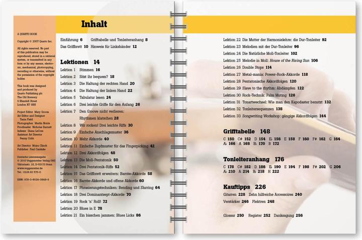 Image du produit Gitarre Der Komplettkurs (Allemand, Phil Capone, 2011)
