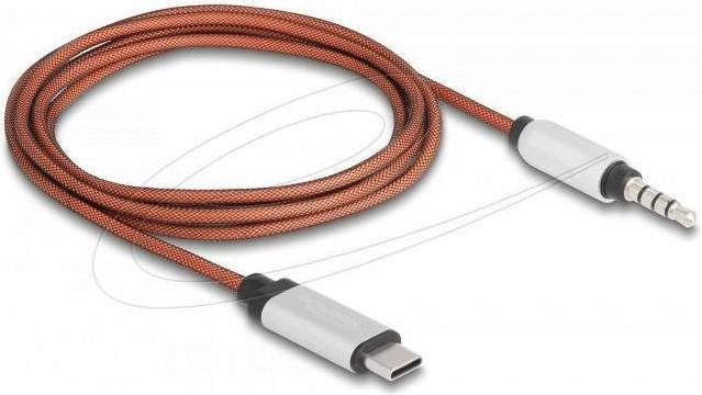 Actual product image Delock AUX Kabel USB Type-C Stecker zu Klinkenstecker 3,5 mm (1.20 m, USB)