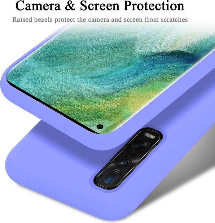Produktbild Cadorabo TPU Liquid Silicone Case Hülle für Oppo FIND X2 PRO (Oppo Find X2 Pro)