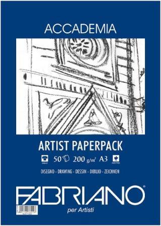 Actual product image Fabriano Drawing paper Accademia Artists (A3)