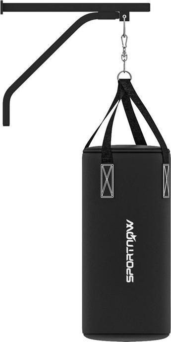 Produktbild Swisshandel24 Boxsack Wandhalterung Boxsack Ständer mit Handschuhen, Stahl, Schwarz