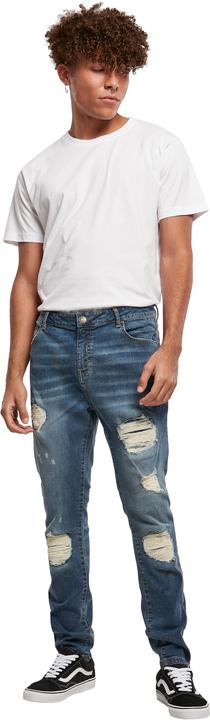 Actual product image Urban Classics Heavy Destroyed Slim Fit Jeans - 16475 (W40/L32)