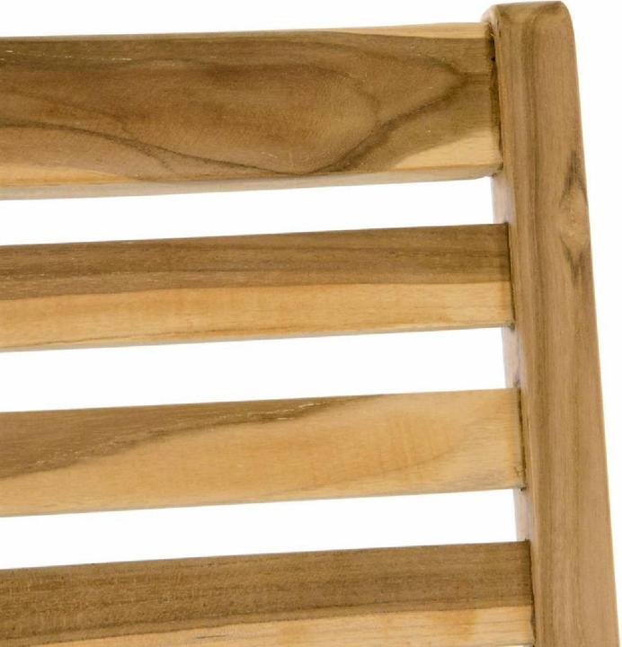 Produktbild VCM Gartenstuhl Hochlehner Klappstuhl verstellbar Teak Holz unbehandelt
