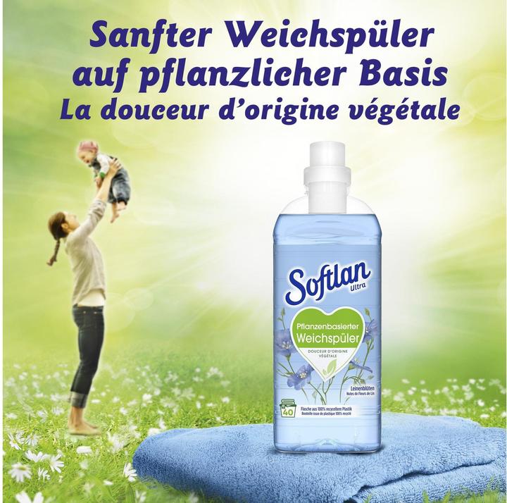 Produktbild Softlan Ultra Leinenblüten (40 Waschgänge, Flüssig)