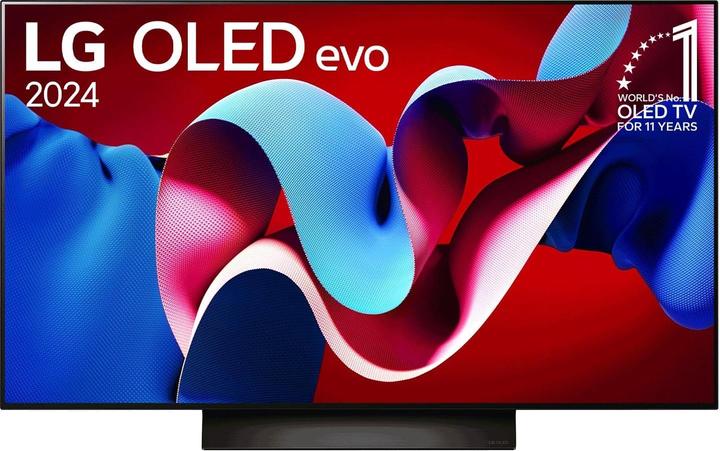 Produktbild LG OLED48C41LA OLED evo, 48", 122cm, UHD 4K, SMART (48", C4, OLED, 4K, 2024)