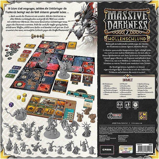 Immagine prodotto Cmon CMND0151 - Massive Darkness 2: Bocca dell'Inferno, per 1-6 giocatori, da 14 anni (edizione DE) (Tedesco)