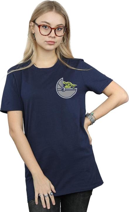 Image du produit Star Wars - T-shirt THE MANDALORIAN THE CHILD PROFILE BREAST PRINT - Femme (5XL)