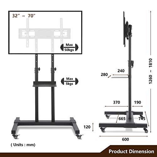 Immagine prodotto River Systems Supporto TV universale (Vari, 75", 50 kg)