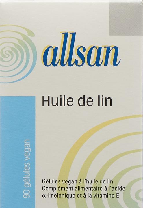 Actual product image Allsan Linseed oil (1 Piece, Capsules, 140 g)