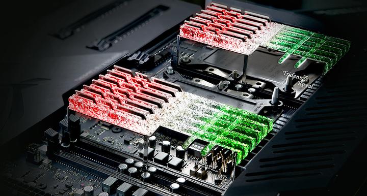 Actual product image G.Skill Trident Z Royal (4 x 32GB, 3200 MHz, DDR4-RAM, DIMM)