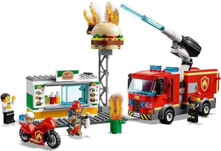 Image du produit LEGO Intervention des pompiers dans un restaurant de hamburgers (60214, LEGO City)