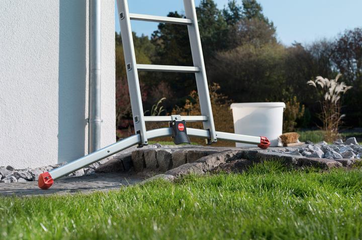 Produktbild Hailo S100 ProfiLOT, Aluminium Kombileiter 3-teilig, 3x12 Sprossen (Stehleiter, 48 cm)