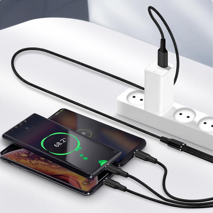 Actual product image Forever USB-A – USB-C, Lightning, USB Micro B (1.20 m, USB 3.2 Gen 2)