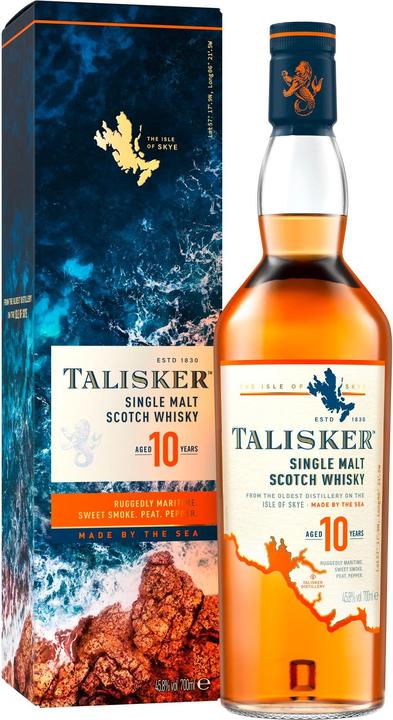 Talisker 10 Years (Single Malt, Scotch whisky, 1 x 70 cl)