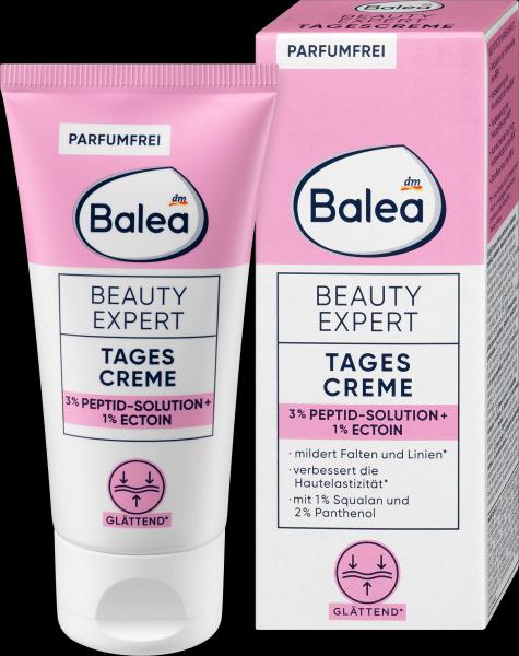 dm Balea Crema da giorno Beauty Expert con soluzione al 3% di peptidi e 1% di ectoina (50 ml, Crema da giorno)