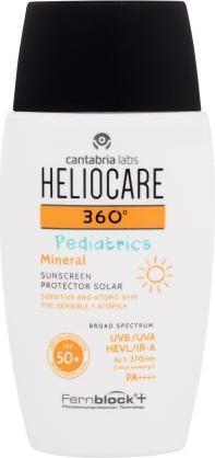 Image du produit Heliocare Crème solaire pour enfants SPF 50+ 360° pour peaux sensibles et atopiques ( Mineral Sun Cream) (Crème solaire visage, SPF 50, 50 ml, 82 g)