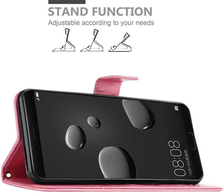 Actual product image Cadorabo Case Flower Book (Mate 10, Huawei Nova 2i)