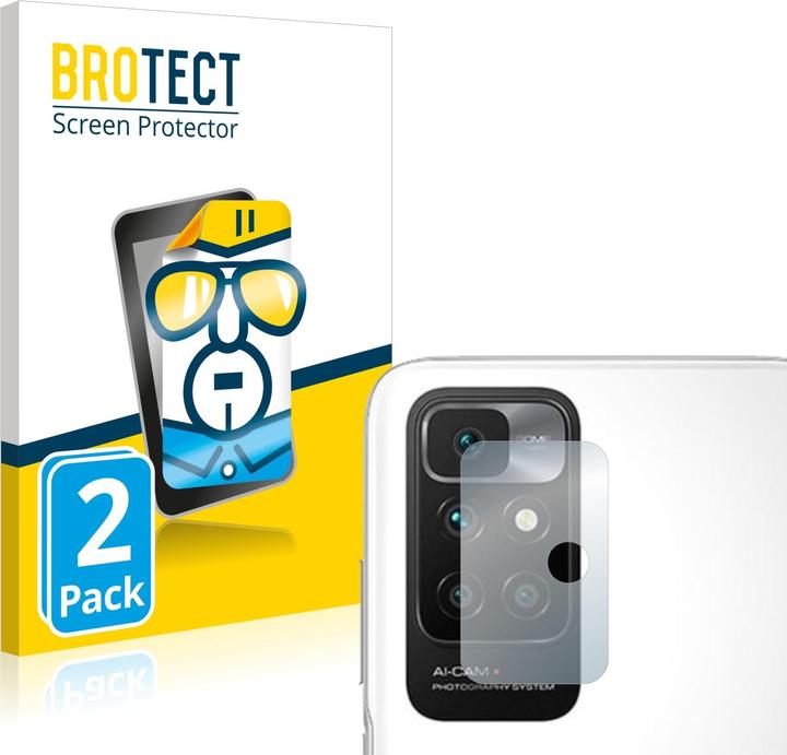 Actual product image BROTECT Screen Protector Clear (2 Piece, Xiaomi Redmi 10)