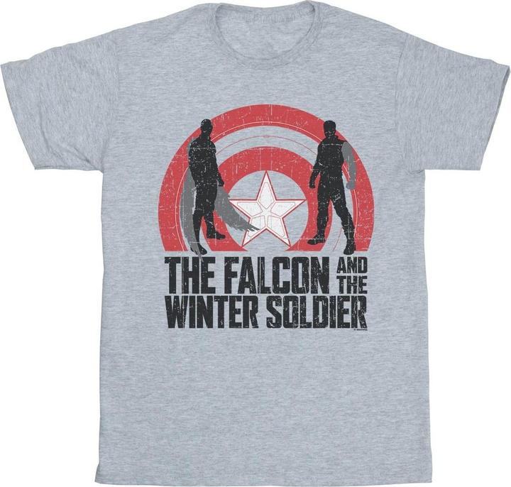 The Falcon And The Winter Soldier Shield Silhouettes TShirt (5XL)