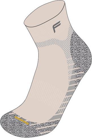 Fuse Aussensicherung Trekking E 100 / 43-46 Weiss- und Graphitsocken (43 - 46)