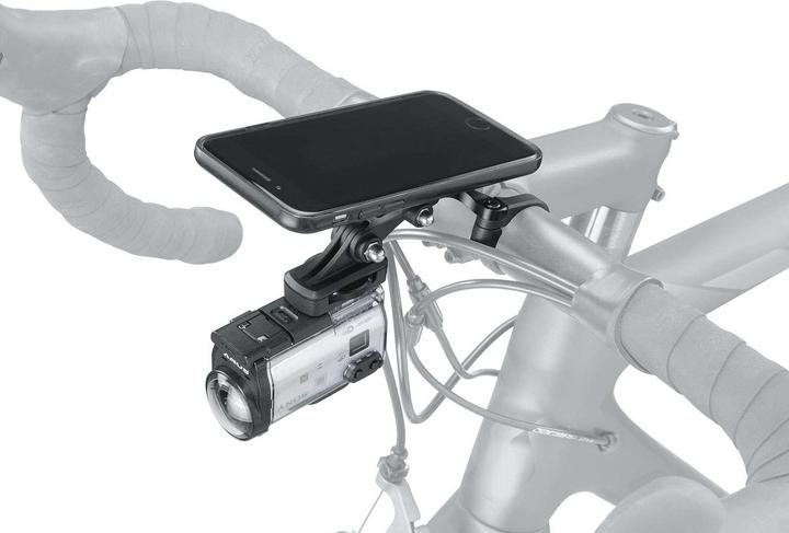 Image du produit Topeak RideCase Center Mount support pour 31.8mm charge max. 200g, pour RideCase/Garmin/GoPro (GoPro)