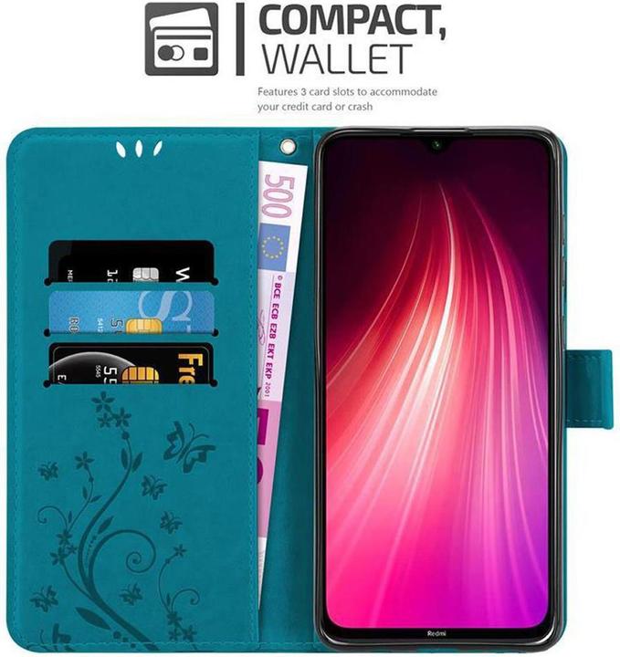 Immagine prodotto Cadorabo Copertina del libro di fiori (Xiaomi Redmi Nota 8, Xiaomi Redmi Nota 8 2021)