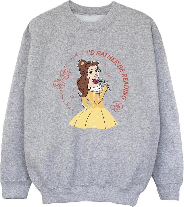 Actual product image Disney Boys Beauty And The Beast I'd Rather Be Reading Sweatshirt (128)