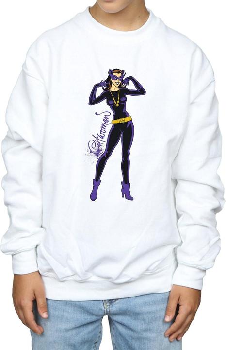 Immagine prodotto Catwoman Happy Pose Felpa Ragazzi (128)