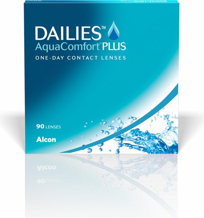 Actual product image Dailies AquaComfort Plus (90 Piece, Daily lens, Spherical)