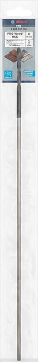 Produktbild Bosch Professional Zubehör PRO Wood HSS Installationsbohrer, 6 x 57 x 400 mm (5 mm)
