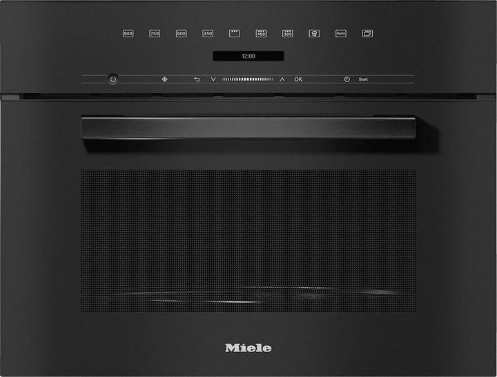 Miele Einbau-Mikrowellengerät im perfekt kombinierbaren Design mit obenliegender Bedienung. M 7244 T