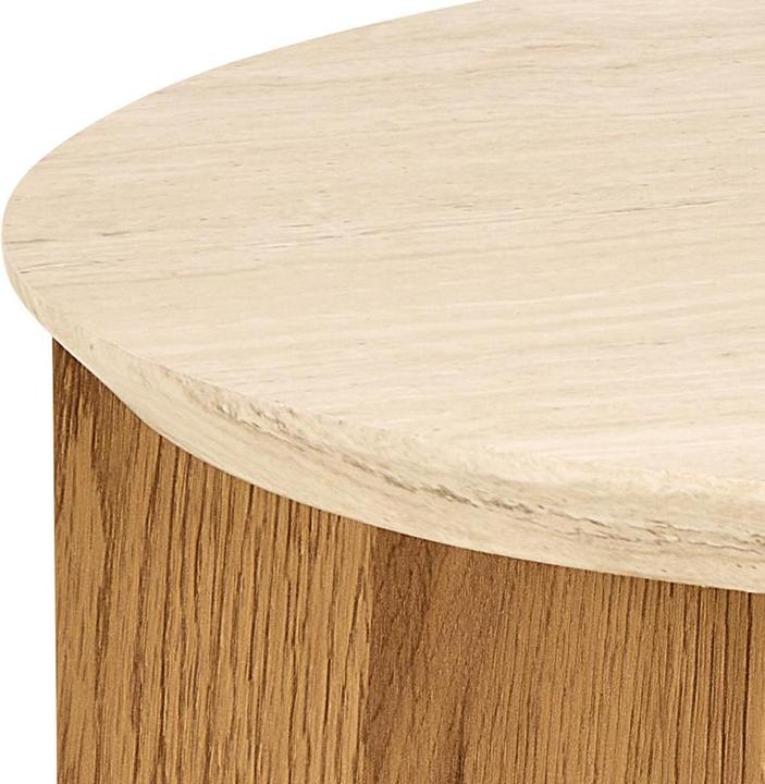 Produktbild AC Design Dockland-Beistelltisch Alea-Stoff grün 61, Basis (50 x 50 cm)