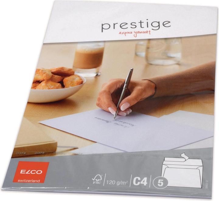 Actual product image Elco Prestige envelope, without window (C4, 5 x)