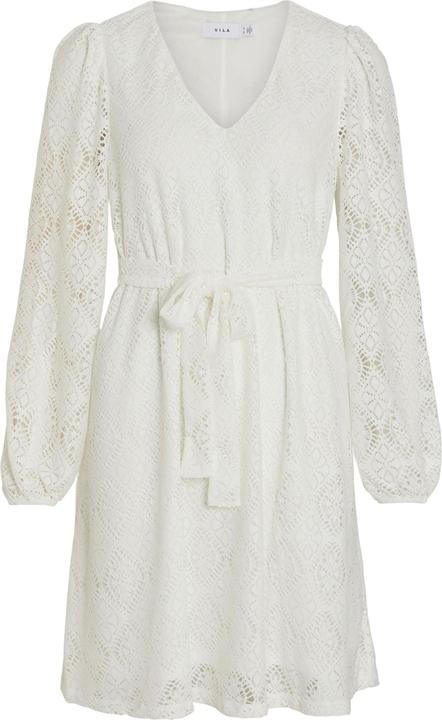 Produktbild Vila Tie Waist Kleid mit langen Ärmeln (M)