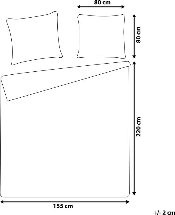 Image du produit Topeshop Harmonridge (Set de linge de lit, 155 x 220 cm)