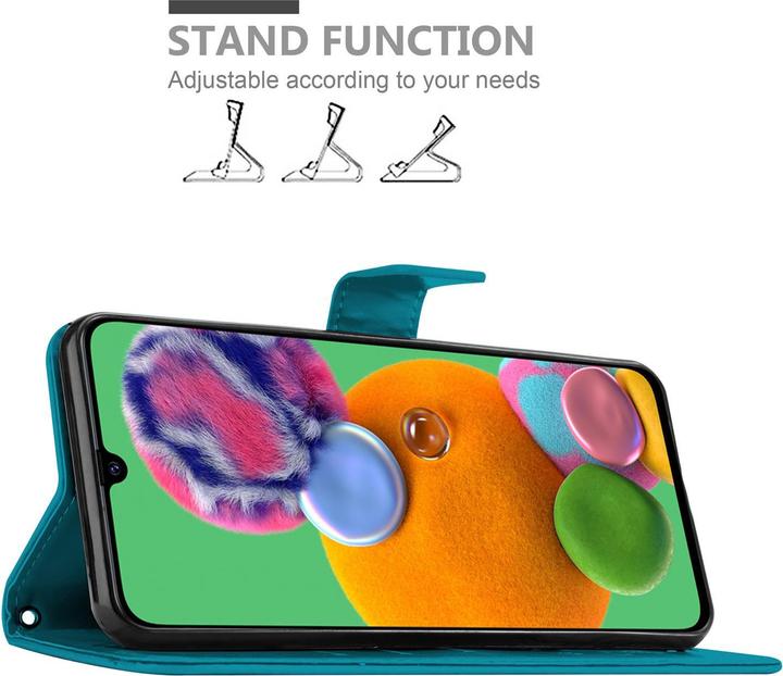 Produktbild Cadorabo Flower Book Cover (Samsung Galaxy A90 5G)