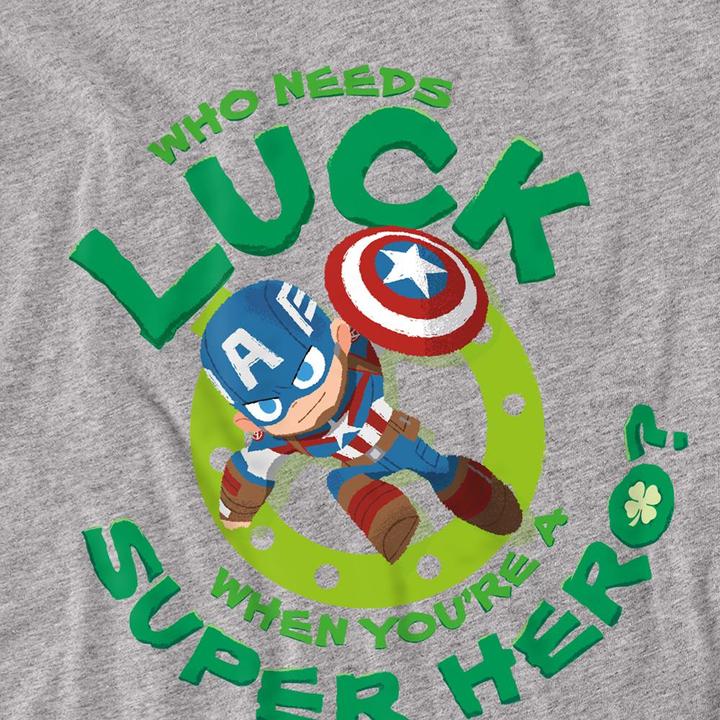 Produktbild Captain America St Patrick's Day Lucky TShirt St PatricksTag (XL)