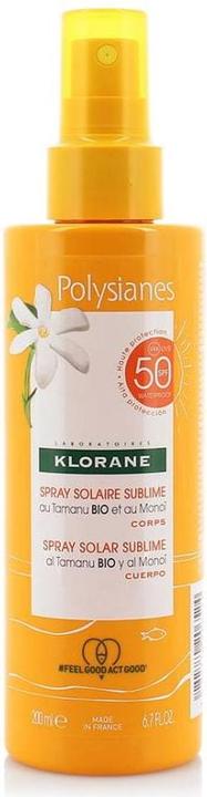 Klorane Monoï & Tamanu (Sonnenspray, SPF 50, 200 ml)