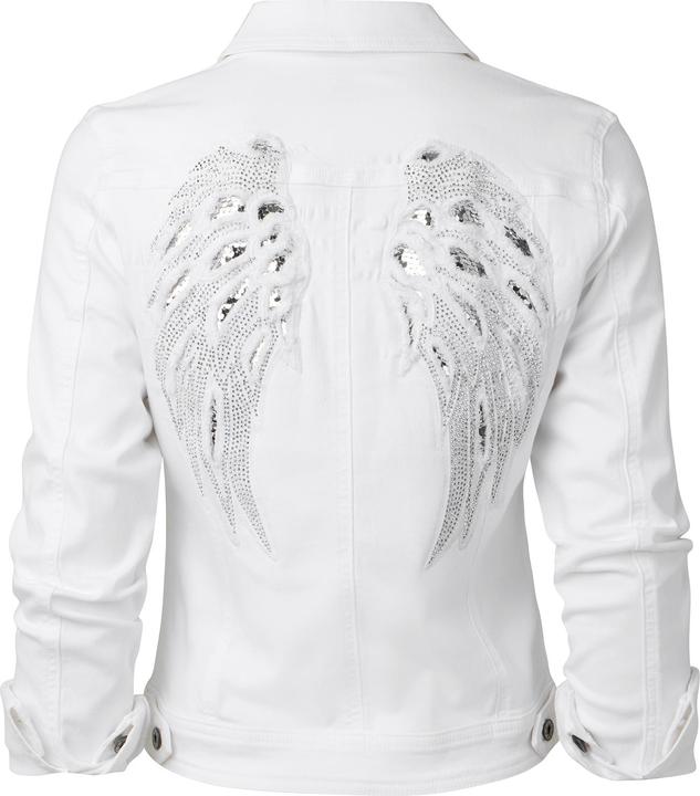 Actual product image Joe Browns BOUTIQUE Embellished Wing Denim Jacket (44)