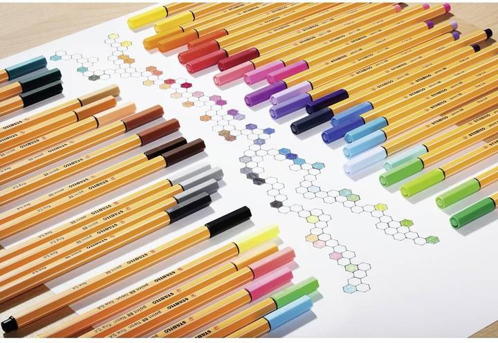 Actual product image STABILO point 88 Fineliner (Multicoloured, 10 x)