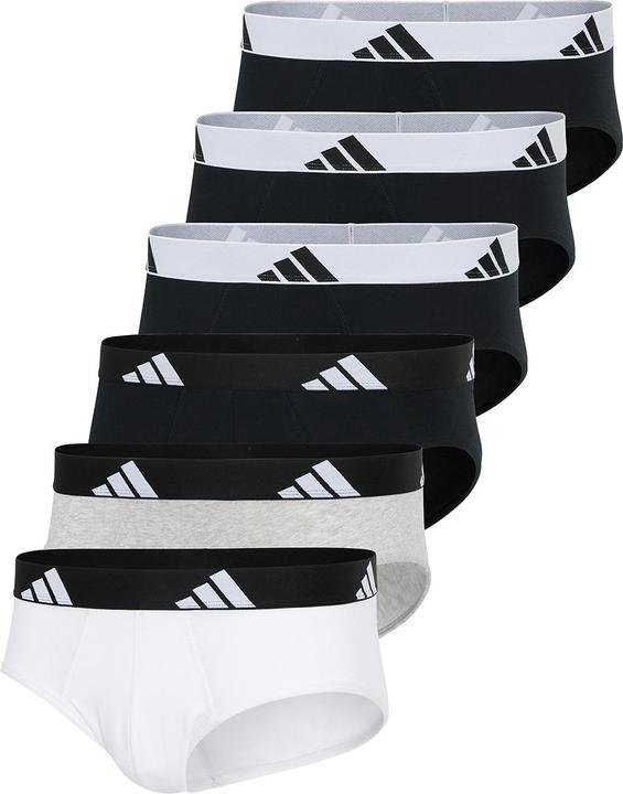 Immagine prodotto adidas Confezione da 6 slip / mutande Active Flex in cotone (M, confezione da 6)