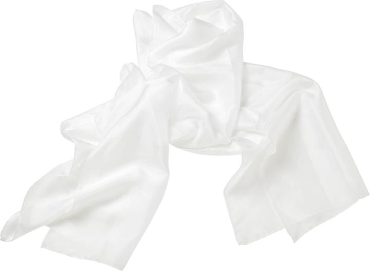 Immagine prodotto Ideen Sciarpa Pongé 05, bianca, 40x150 cm