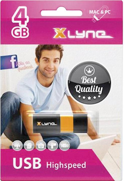 Actual product image Xlyne Highspeed Wave (4 GB, USB-A, USB 2.0)
