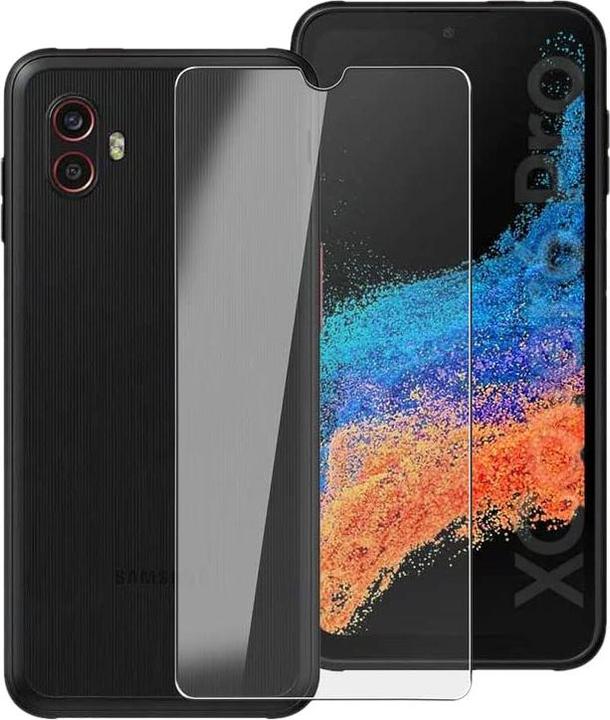 Actual product image DLH Tempered Glass Screen Protector For Samsung Galaxy Xcover 6 Pro (1 Piece, Samsung Galaxy S21)