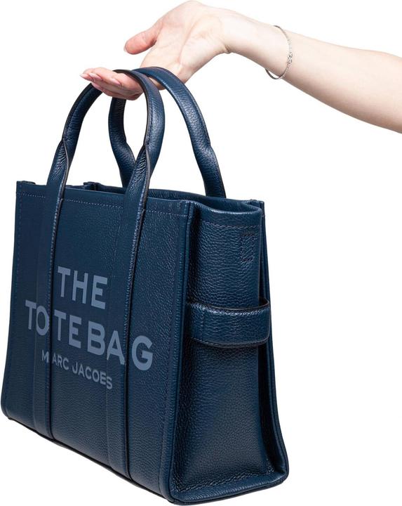 Image du produit Marc Jacobs medium tote bag in blue leather