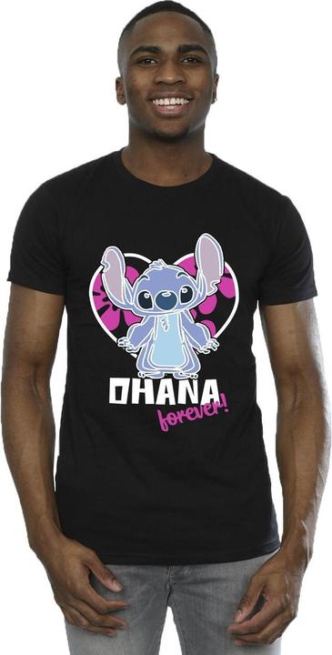 Produktbild Disney Lilo And Stitch Ohana Forever Heart TShirt (S)