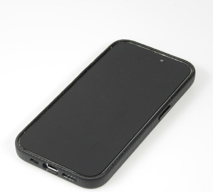 Immagine prodotto PhoneLook Coque Cuir de veau luxe grainé intégral avec boutons métalliques et MagSafe (Apple iPhone 14 Pro)